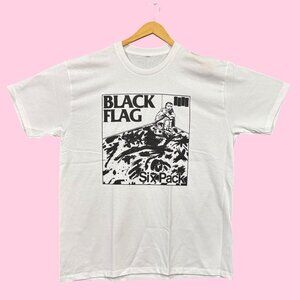 Black Flag Six Pack Album Poster Punk Rock Band Tee XL